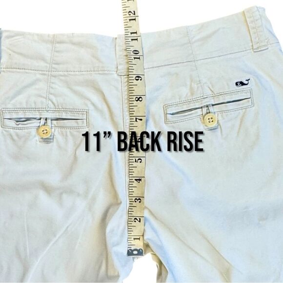 Vineyard Vines Cream Bermuda Shorts Tailored Fit Sz 2 - Picture 9 of 12